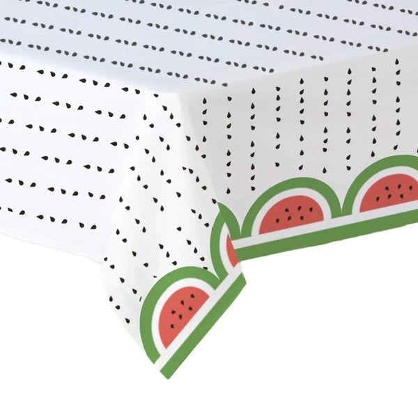 Ramadan und Eid Wassermelonen-Tischdecke – PE-Plastik-Tischdecke für Ramadan- & Eid-Dekoration 🍉🌙