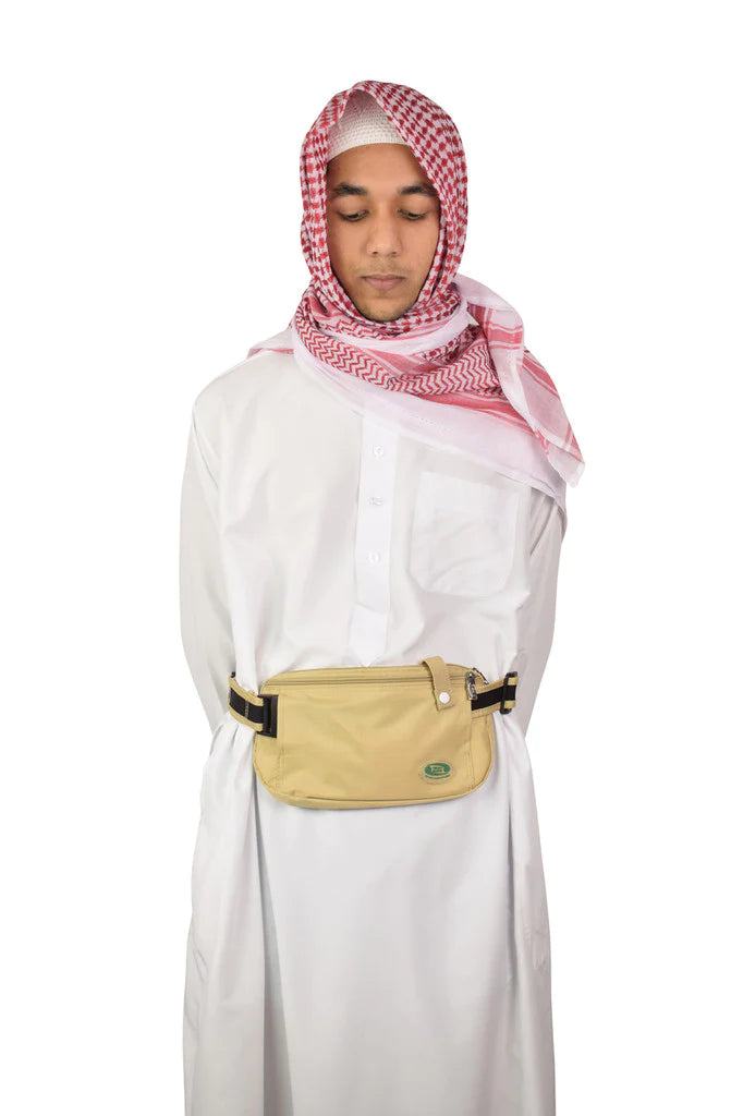 Hajj & Umrah – Anti-Diebstahl-Hüfttasche und Ihram-Gürtel
