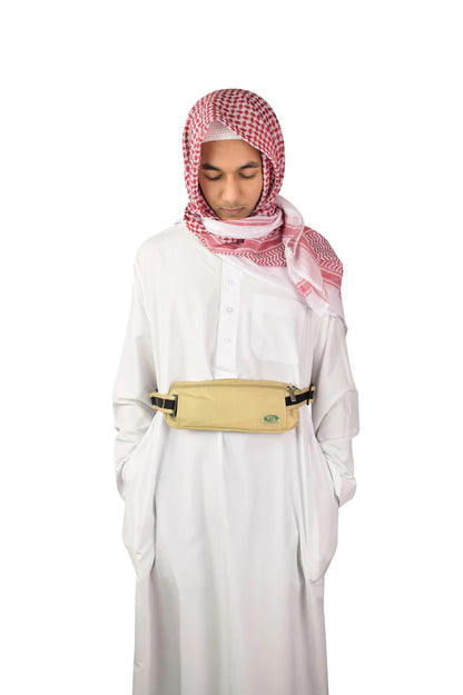 Hajj & Umrah – Anti-Diebstahl-Hüfttasche & Ihram-Gürtel (klein)