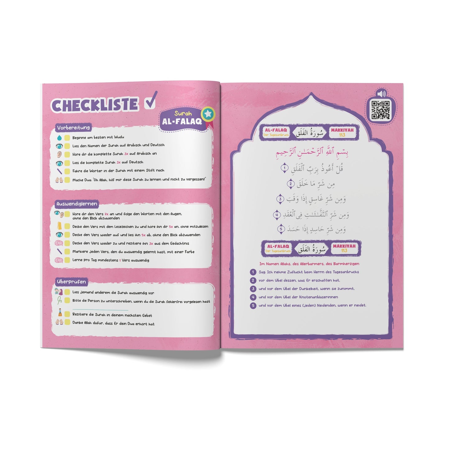 Meine Qur'an-Checkliste (B-Ware)