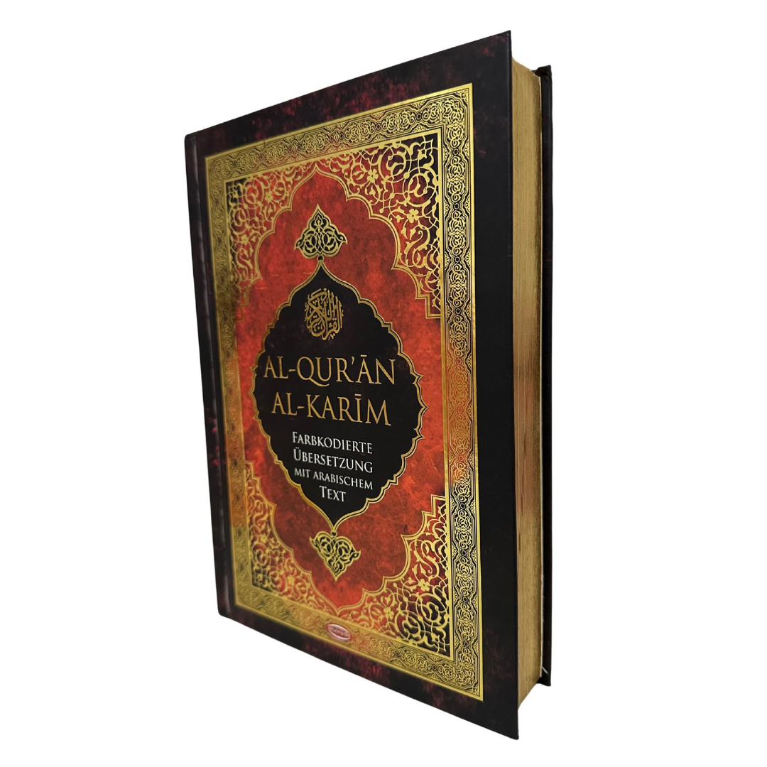 Al-Qur'an al-Karim - Farbkodierte Übersetzung mit arabischem Text
