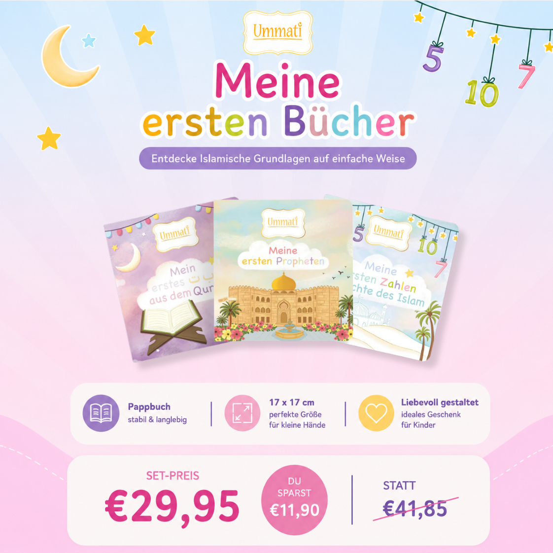 Meine ersten Zahlen + Meine ersten Buchstaben + Meine ersten Propheten