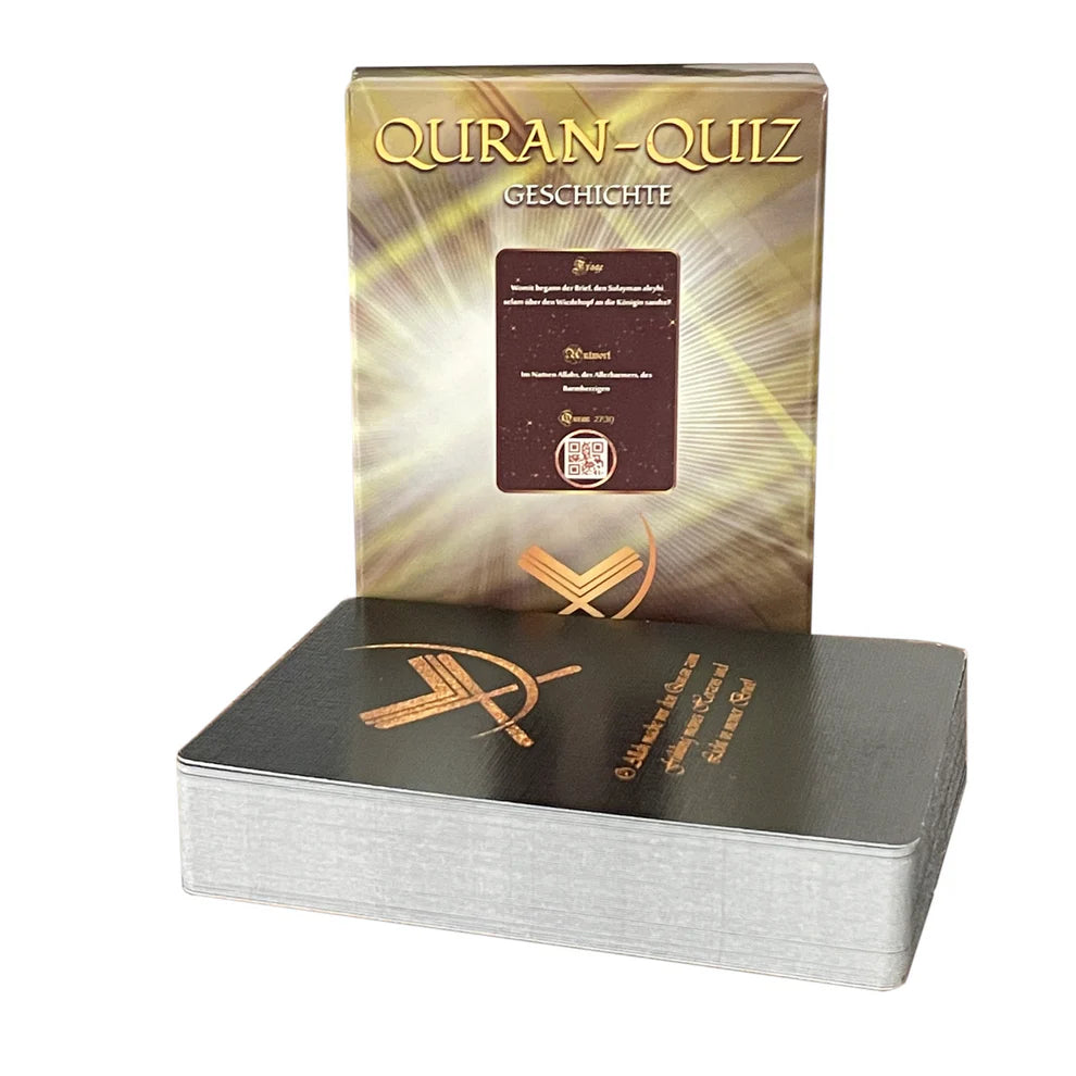 3er Luxus-Geschenkset in edler Verpackung Quran Quizspiel