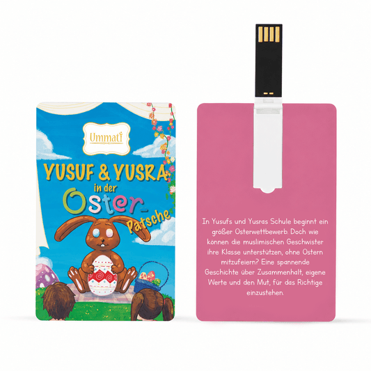 Yusuf und Yusra in der Osterpatsche (USB-Stick)