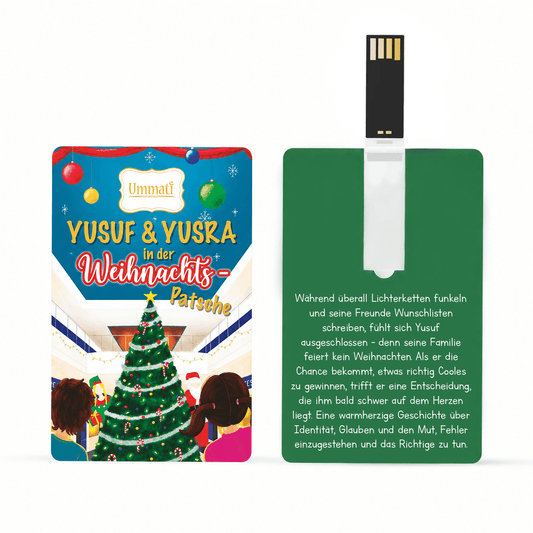 Yusuf und Yusra in der Weihnachtspatsche (USB-Stick)