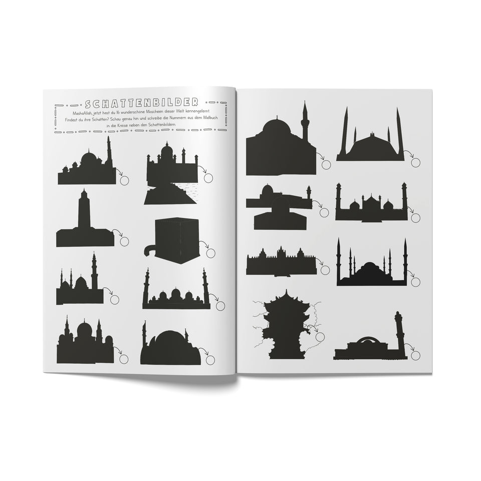 Malbuch "Moscheen der Welt"