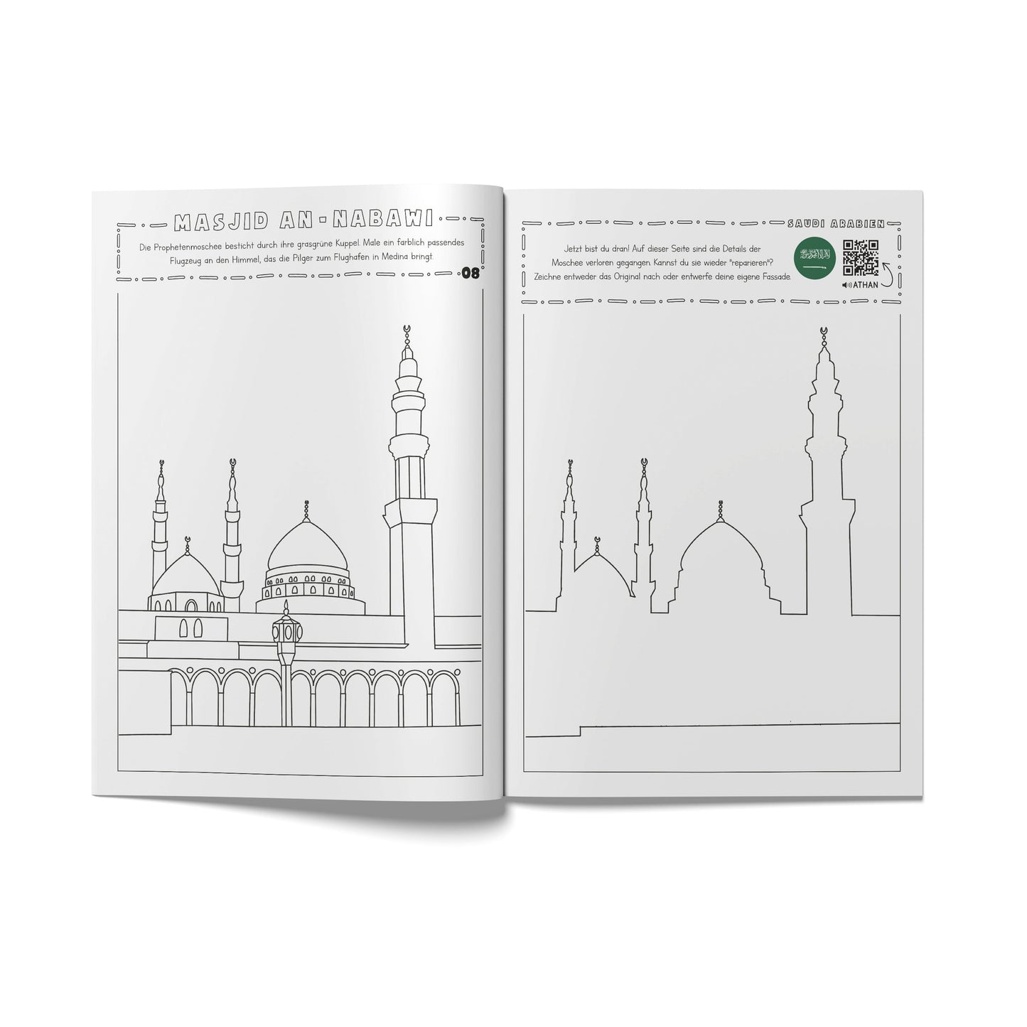 Malbuch "Moscheen der Welt" (B-Ware)